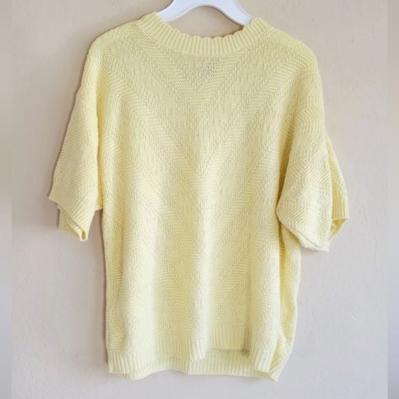 large discount Vintage Colter bay yellow knit pullover 