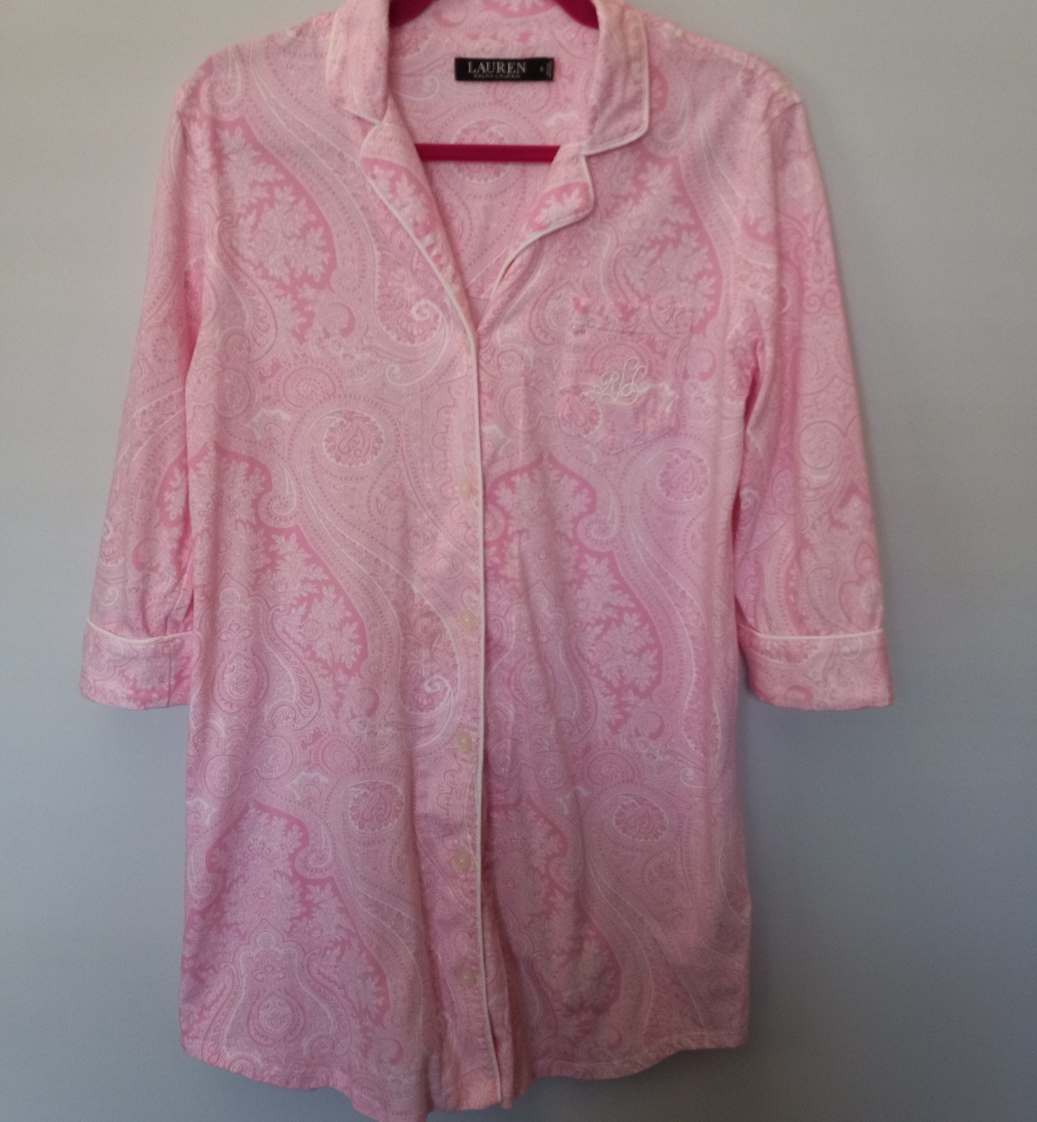cheapest place to buy  Ralph Lauren Pink Paisley Sleep Shirt jhNrYFDHV best sale