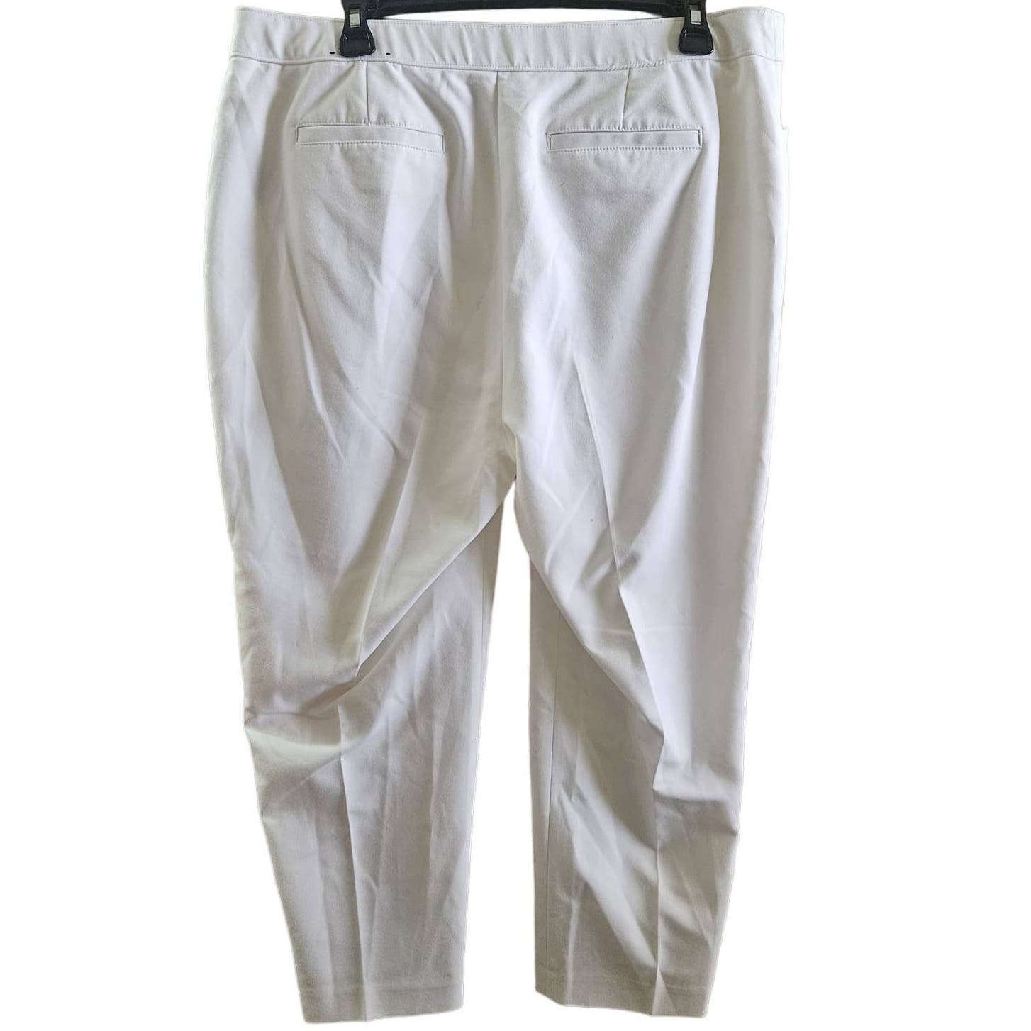 Discounted White Cropped Dress Pants Size 14 iZdqQtoKM Cheap