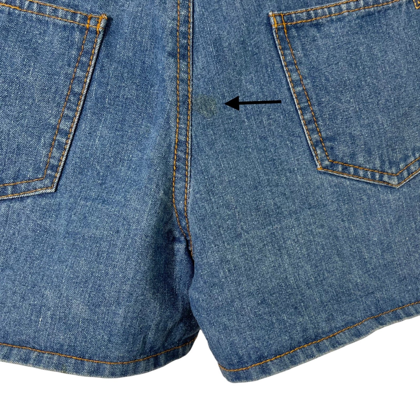 Exclusive Dazzlin Retro 80s Pleated High Rise Blue Jean Denim Shorts Women Medium 2.5” gg3B5DNyx Factory Price