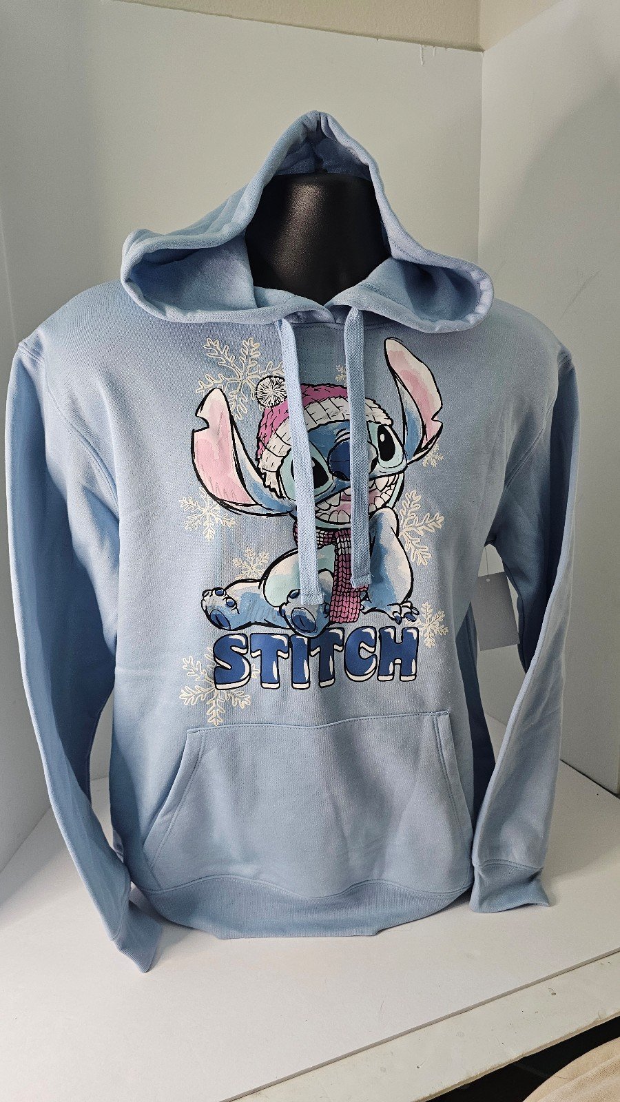 Comfortable New Womens Med (7-9) Disney Winter Stitch Hoodie W Pockets oDssL6gDg Low Price