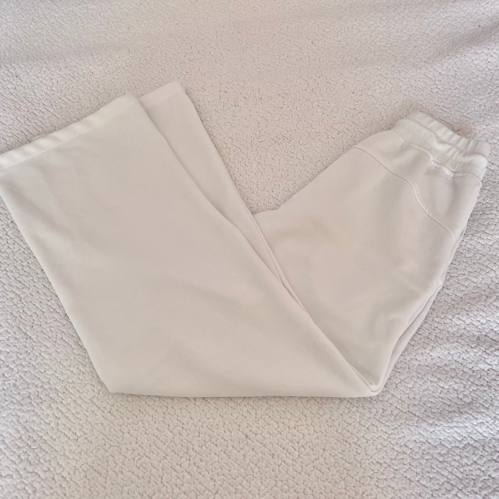 the Lowest price thick quality white sweatpants JhWBgqySj Hot Sale