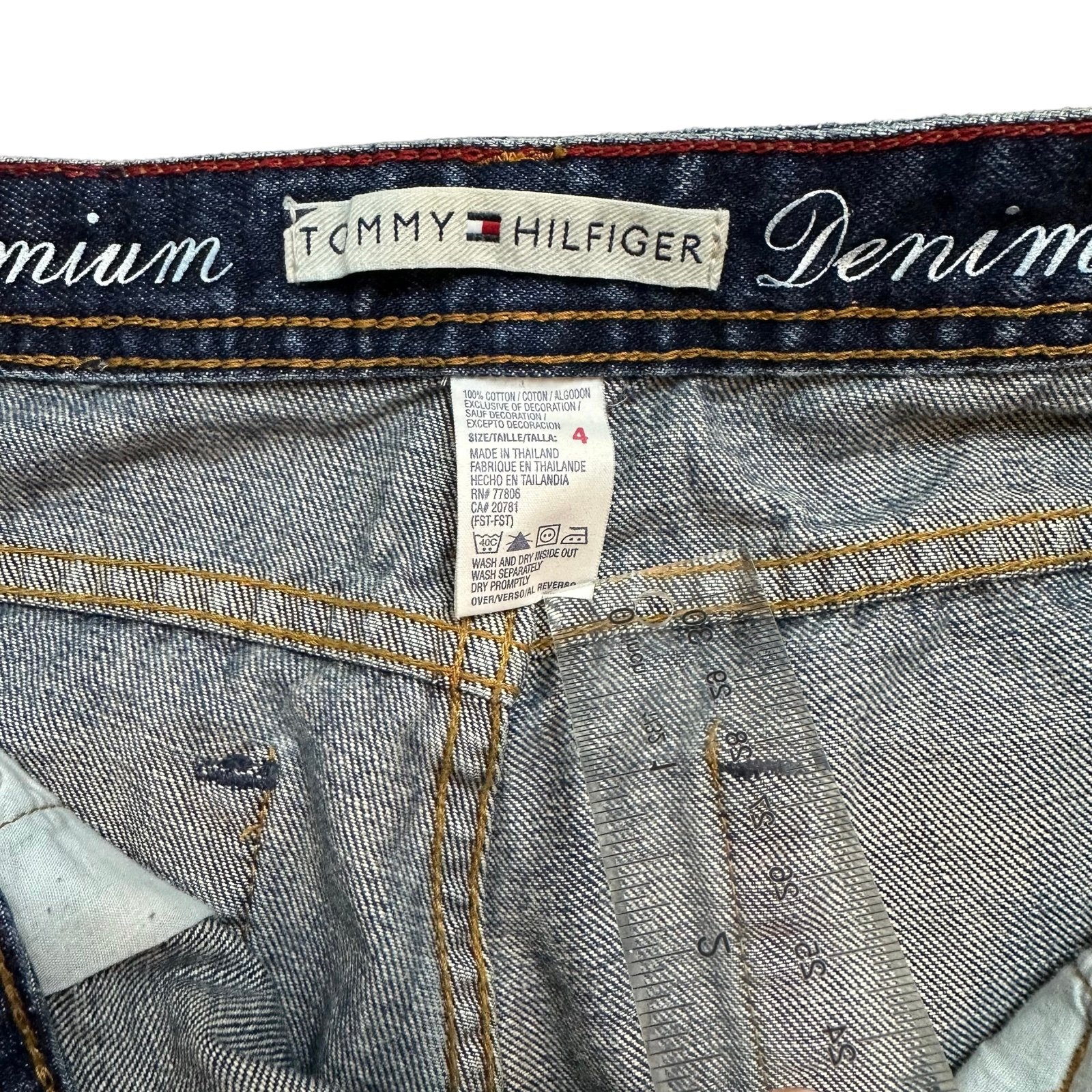 Great VTG Y2K TOMMY HILFIGER Womens Flare Bottom Jeans UNIQUE (T) Back Pocket W30 L31 LIb5hTm7T Buying Cheap