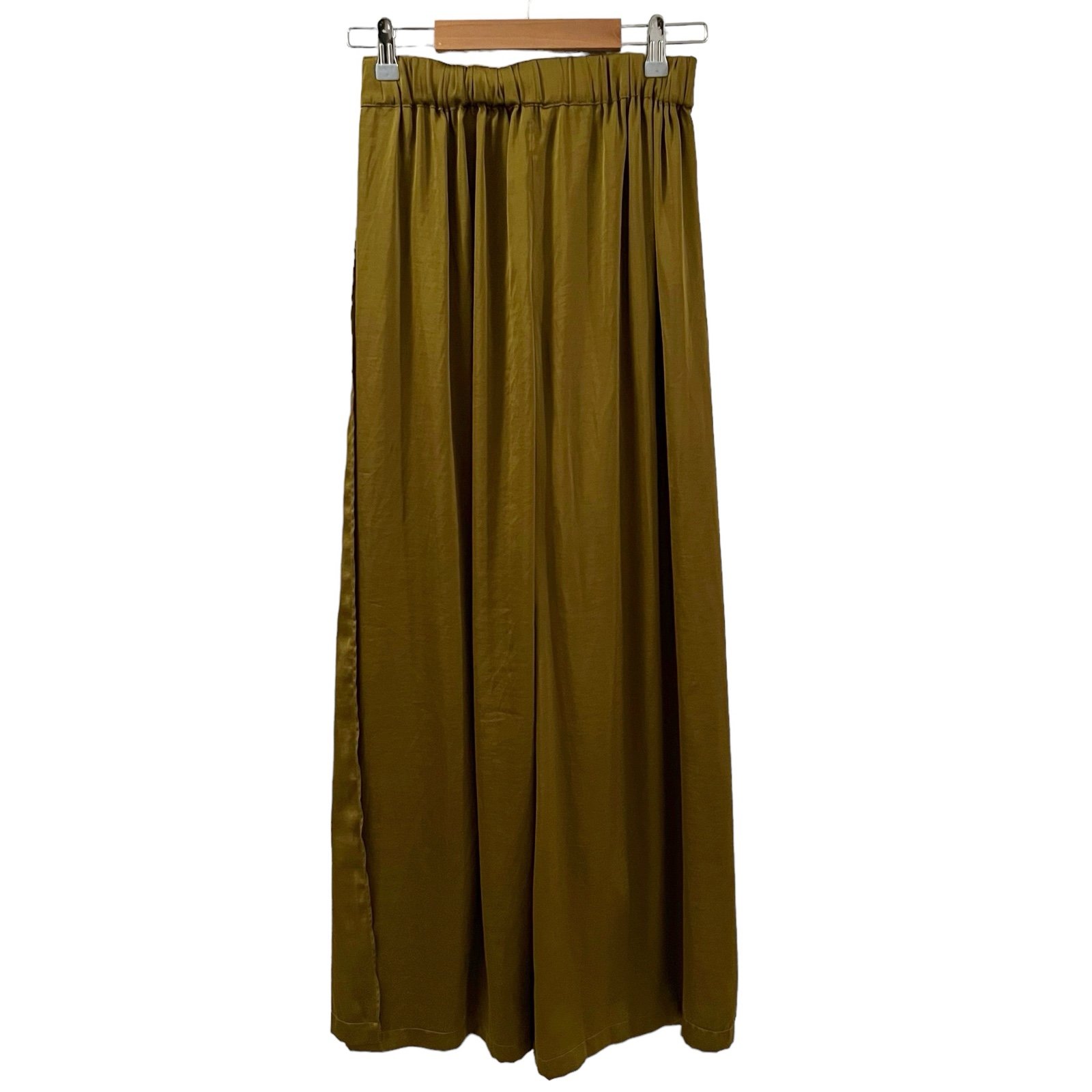 cheapest place to buy  Free People Pleated Open Front Pants Wide Leg Lightweight In Mustard MqiD2M5ix Zero Profit 
