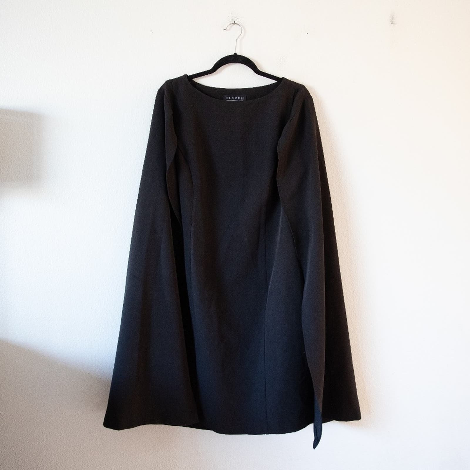 where to buy  Eloquii Black Cape Dress oJy1gK7ub Store Online