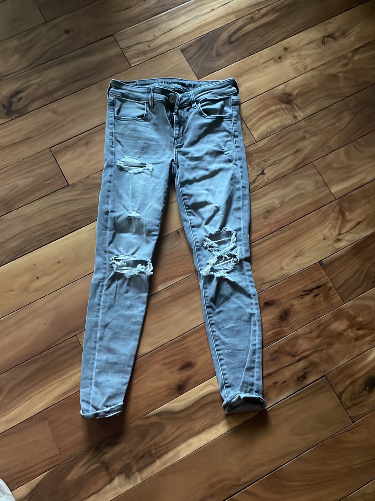 high discount Jeans gray next level stretch American Ea