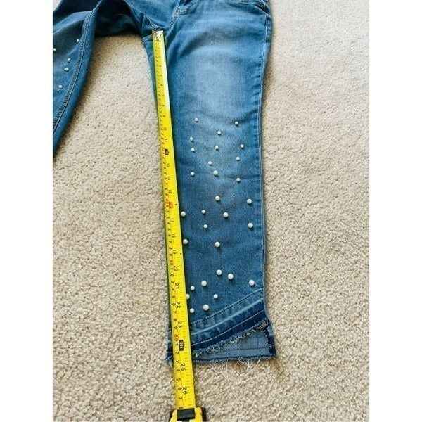 Buy Earl Ankle Skinny Cropped Beaded Pearls Jeans size 10 Pqixe8Dgr Fashion