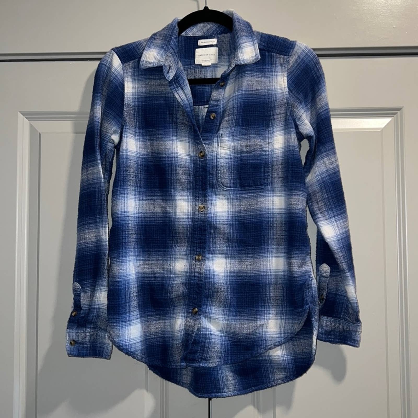 Authentic American Eagle Size Small Flannel J35L5nnqH H