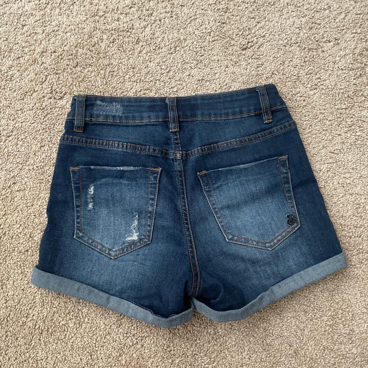 High quality Blue ripped jean shorts fKz63KEkr best sale