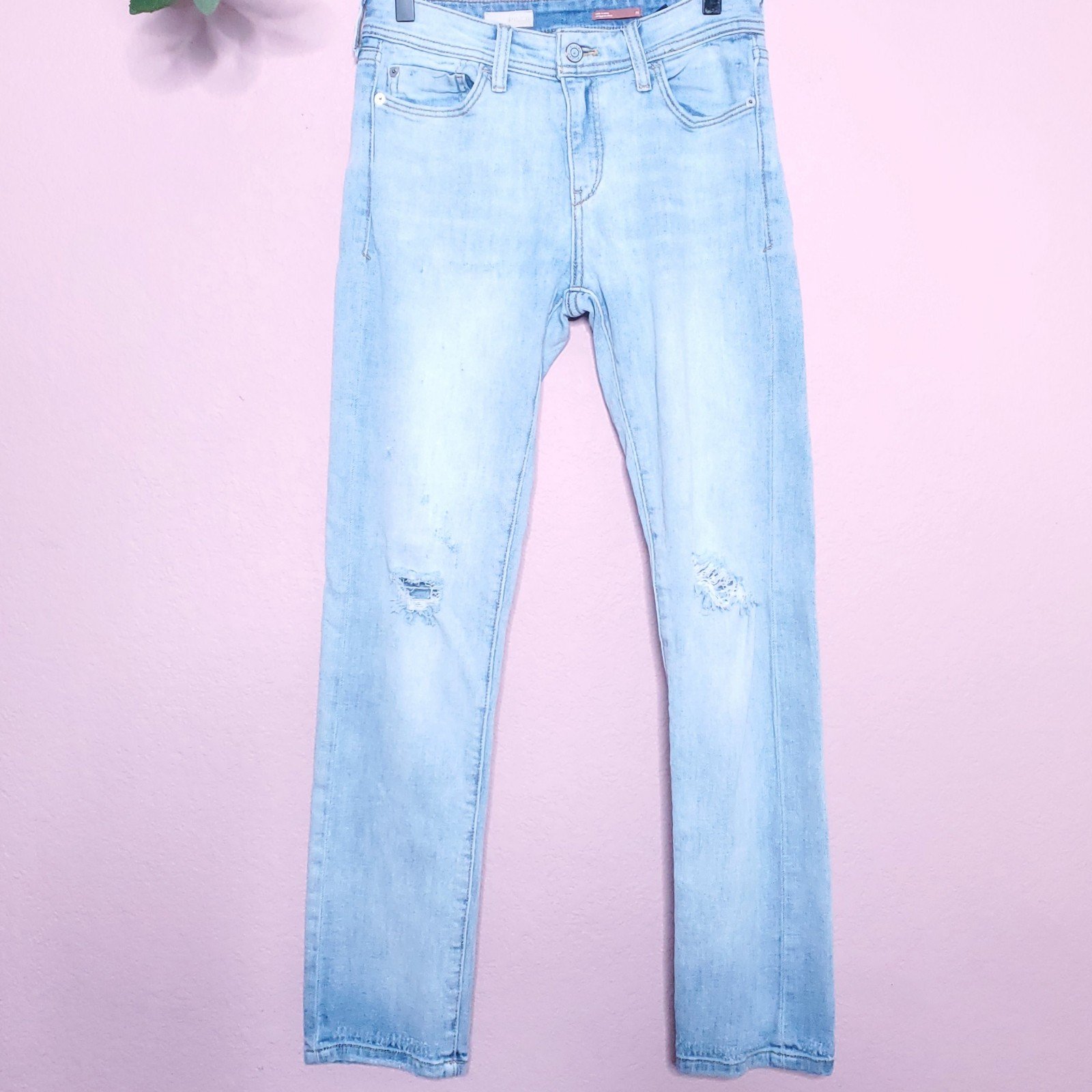 Personality Anthropologie Pilcro Slim Boyfriend Crop Distressed Jeans Fq82jZKoV Fashion