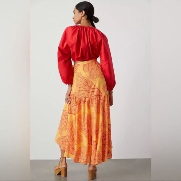 Fashion Anthropologie Hutch Printed Wrap Maxi Skirt NEW Size XL KoyYxgfwq Factory Price