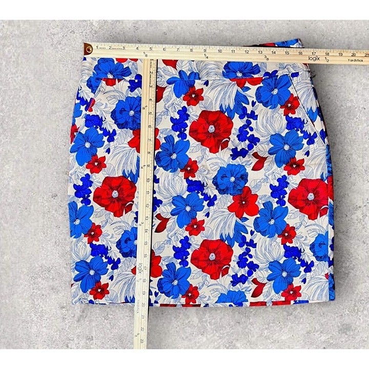 Great TALBOTS Sz 10 Womens Straight Pencil Skirt Stretch Knee Length Floral IGaRIDUgQ on sale