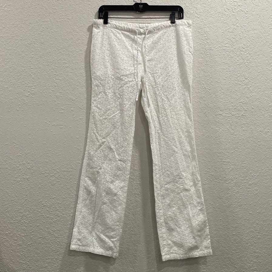 where to buy  Victoria’s Secret embroidered eyelet pants sheer size 6  beach cover up OyOfh9OCH Fashion