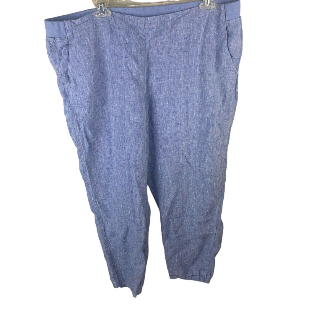 Cheap J Jill Love Linen 100% Pants Women Size XL PullOn
