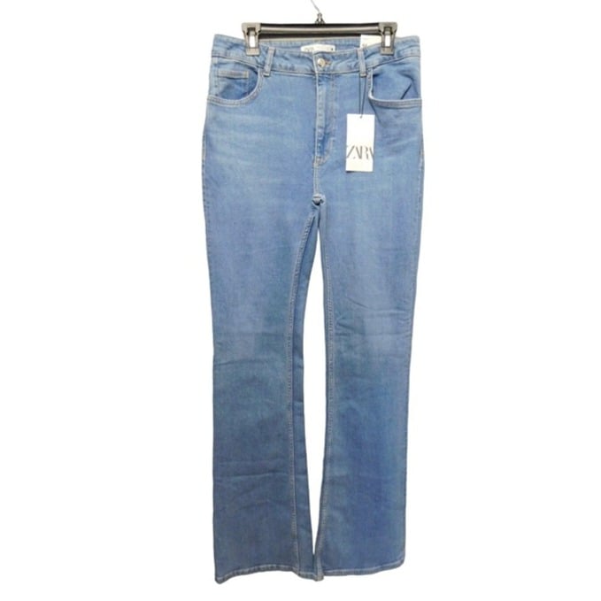 Elegant NWT Zara Size 12 Womens Flare Leg Blue Jeans #X-3-22 mlXkFWAiD Cheap