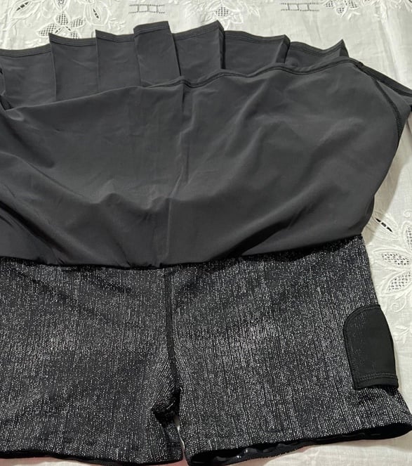 Latest  Lululemon Run: Pace Setter Skirt *4-way Stretch Black Size 4 GgINxP9Xq just for you