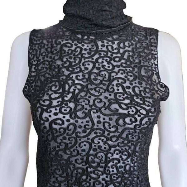 Beautiful giorgio armani mesh cutout fitted blouse MYPqSFDZJ well sale
