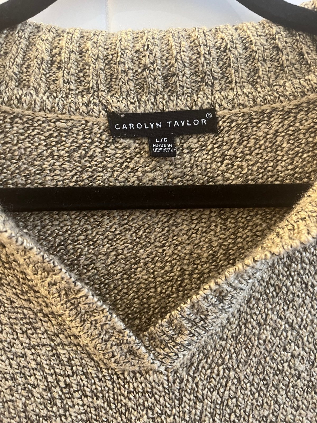 Buy Carolyn Taylor knit long Sleeve Sweatshirt Size Large j03MHTcR0 US Outlet