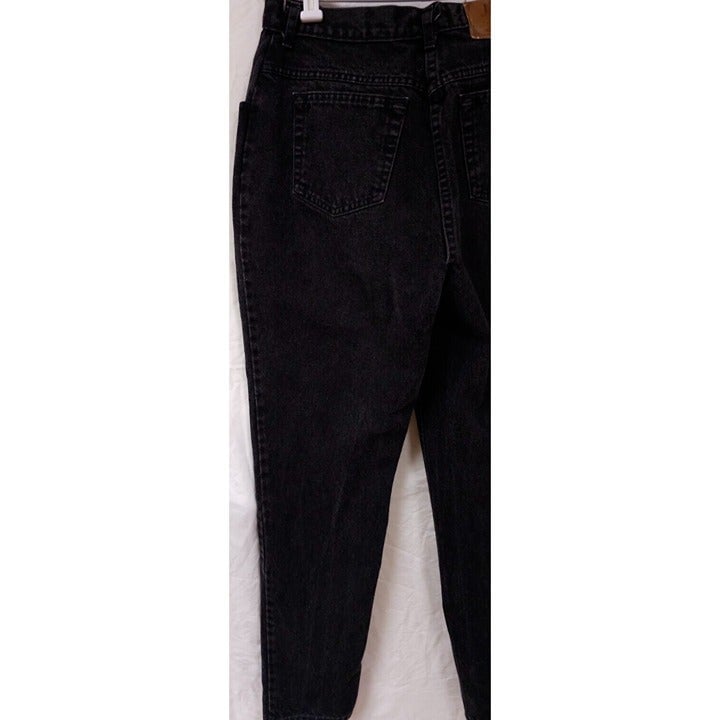 Factory Direct  Moda INTL London Jeans Womens 14 Slim Black Mom High Waist Tapered Jeans 30x32.5 OIYyQZsrP Hot Sale