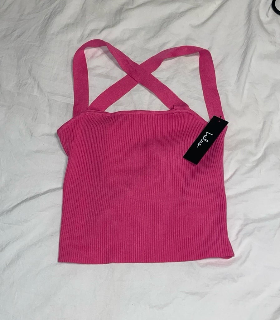 floor price NWT Lulu’s Pink Sweater Tank Top FuIZtw0wE for sale
