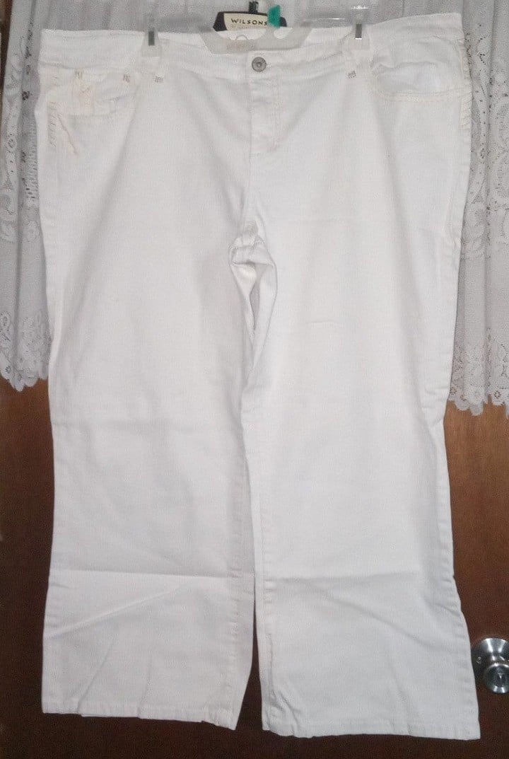the Lowest price Vanity White Jeans 36X33 Women Plus Si