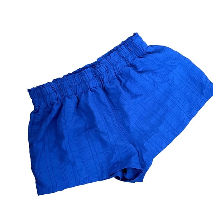 Custom Shein curve 4XL blue summer shorts lightweight ruched elastic waistband comfort gAT0aARLH Great