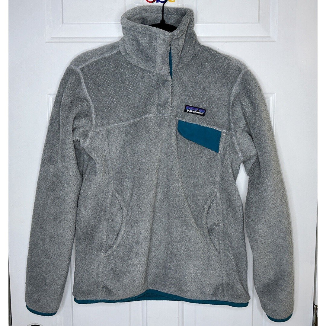 save up to 70% Women´s Patagonia Lightweight Synchilla Snap-T Pullover - Grey w/Fresh Teal Sm iKEeoYaQR Buying Cheap