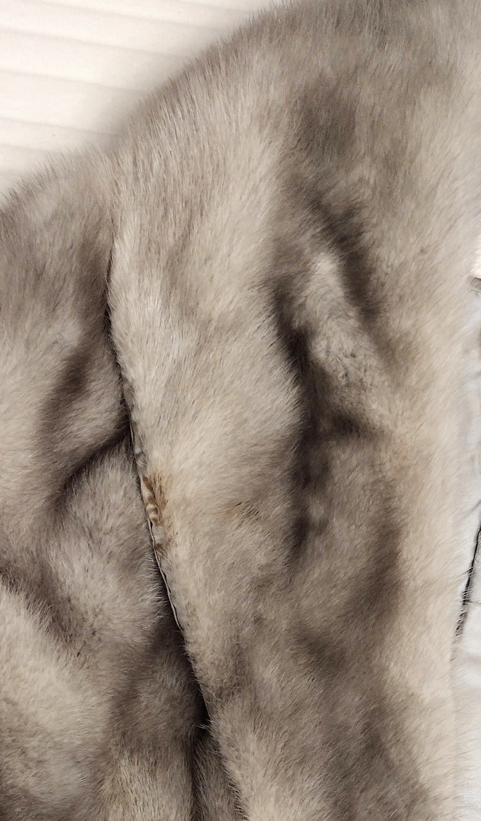 floor price Women´s grey vintage Whitten Fur wide collar, pocket shawl/ stoel. MW50IhZ74 online store