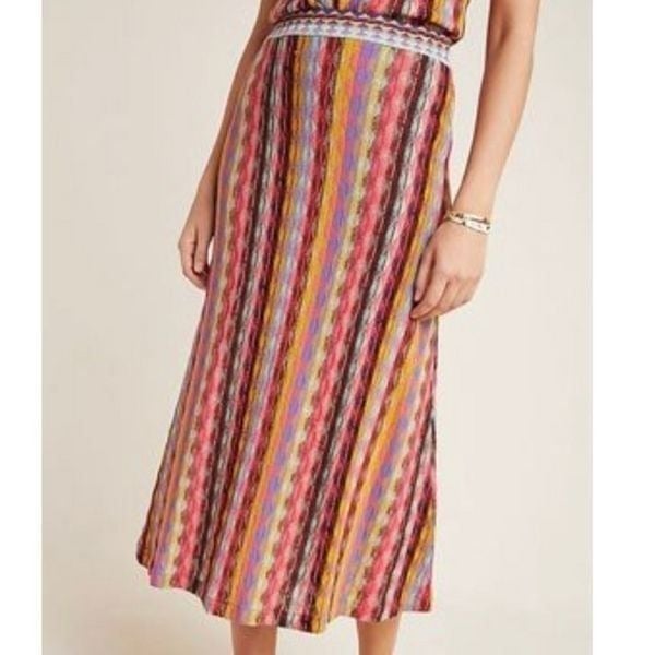 reasonable price NWT Anthropologie Aldo Martins Colorful Marbella Knit Skirt, Small hHbh6RpV0 Hot Sale