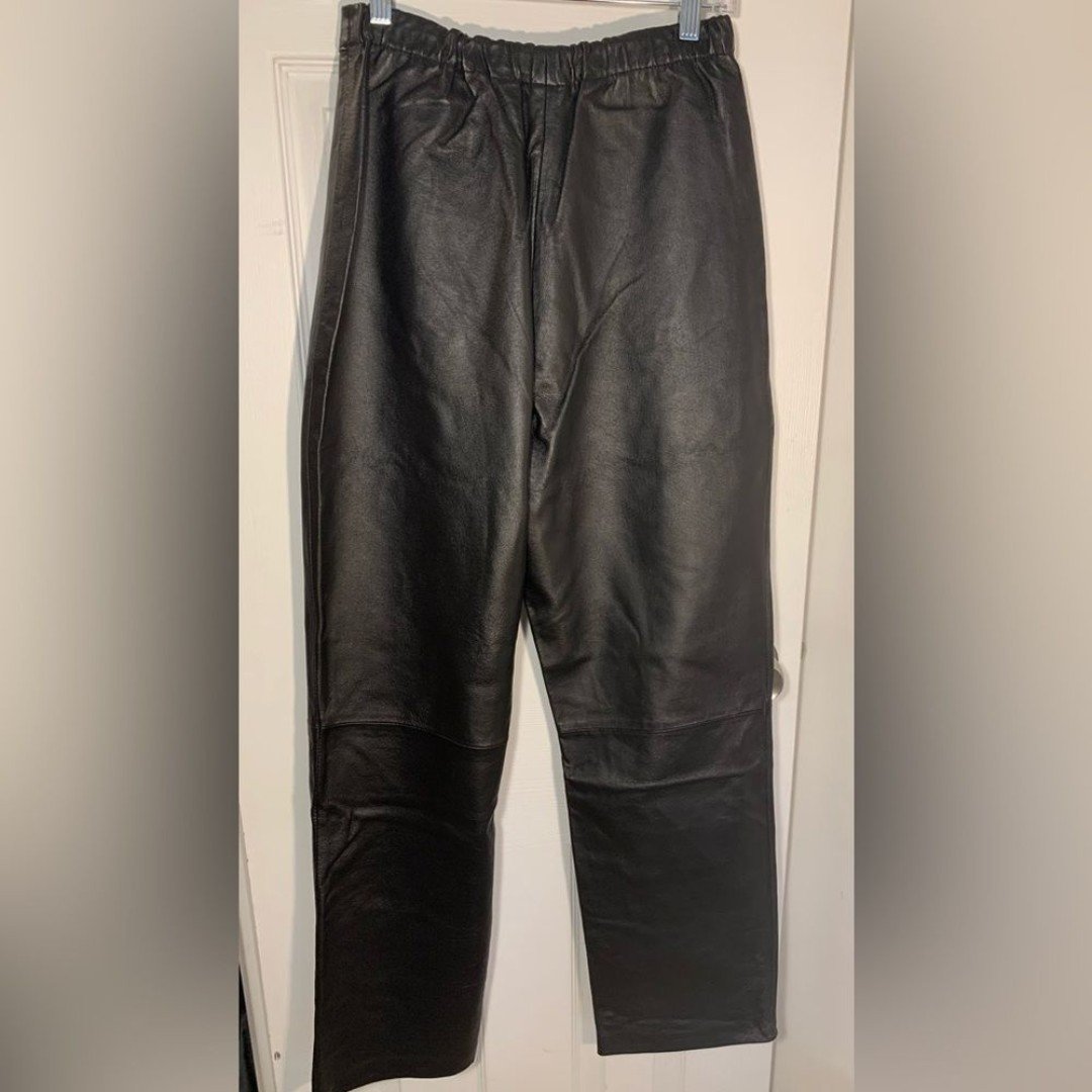 Custom Jessica Holbrook 100% Genuine Leather Pants Women’s Size 6 IXBiXzqC3 Great