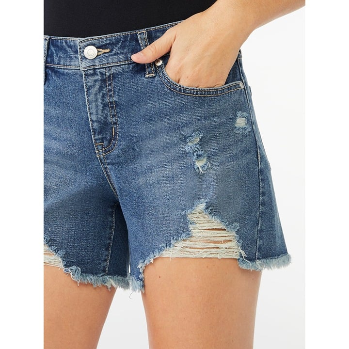 Latest  Sofia Jeans by Sofia Vergara Women´s Lila Destructed Denim Shorts--Size 4 L7iKeAGs4 Counter Genuine 