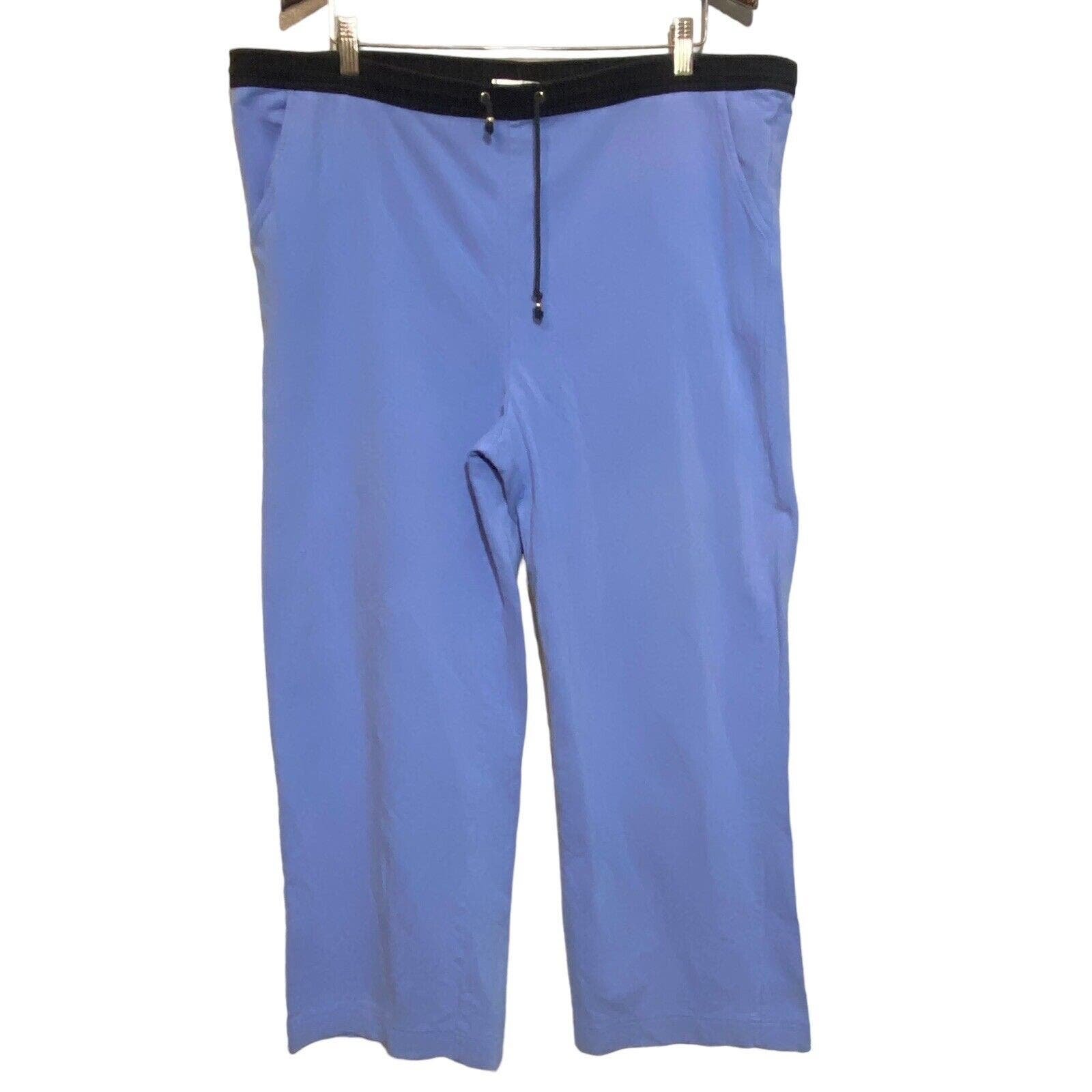 Buy ST JOHN SPORT by Marie Gray Vintage Blue Knit Track Pants Size Large ogPH8GGjd US Outlet