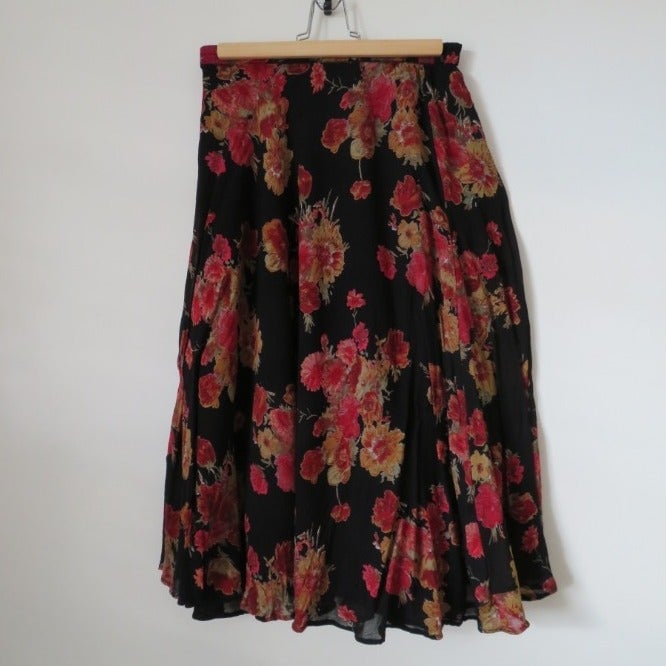 save up to 70% Reversible Black and Red Floral Skirt phupfg9Wz outlet online shop