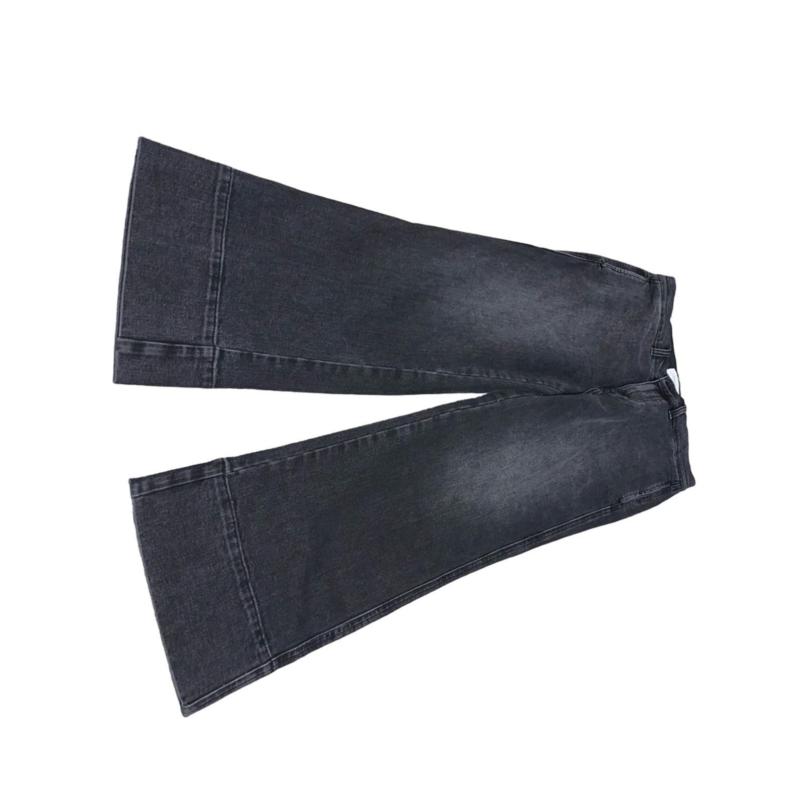 large selection Current/Elliot black wide leg jeans siz