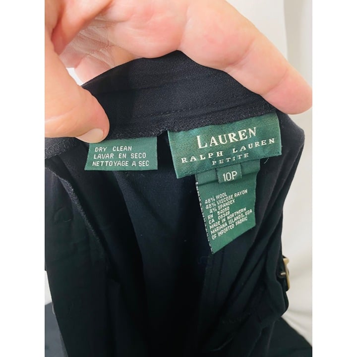 big discount Lauren Ralph Lauren Petite Women´s Straight Skirt Black Wool Size 10-P X 34” PmfCJFhL0 hot sale