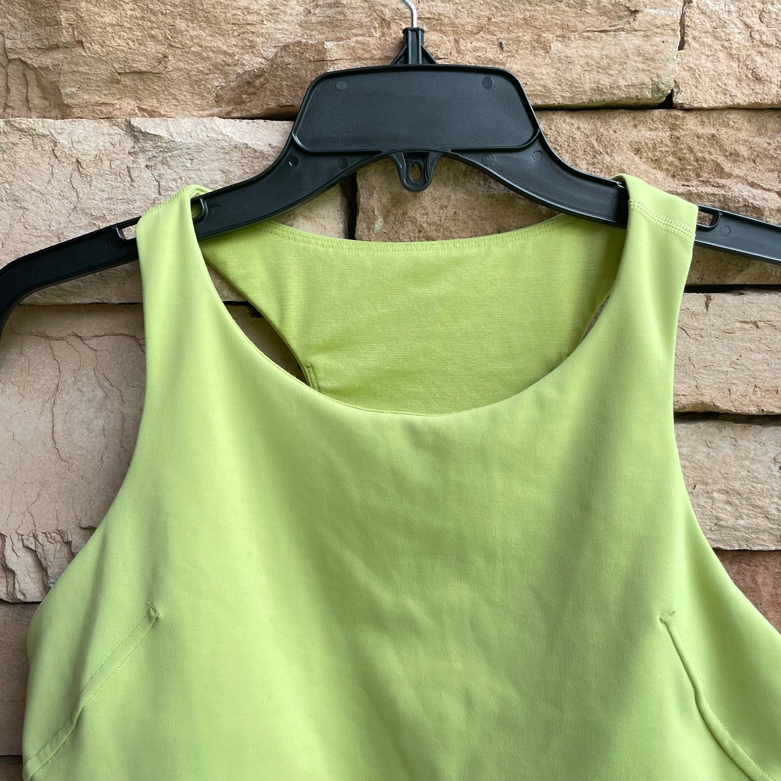 Wholesale price Lululemon yellow lime cropped Align tank top EUC 12 lSURP5J9X on sale