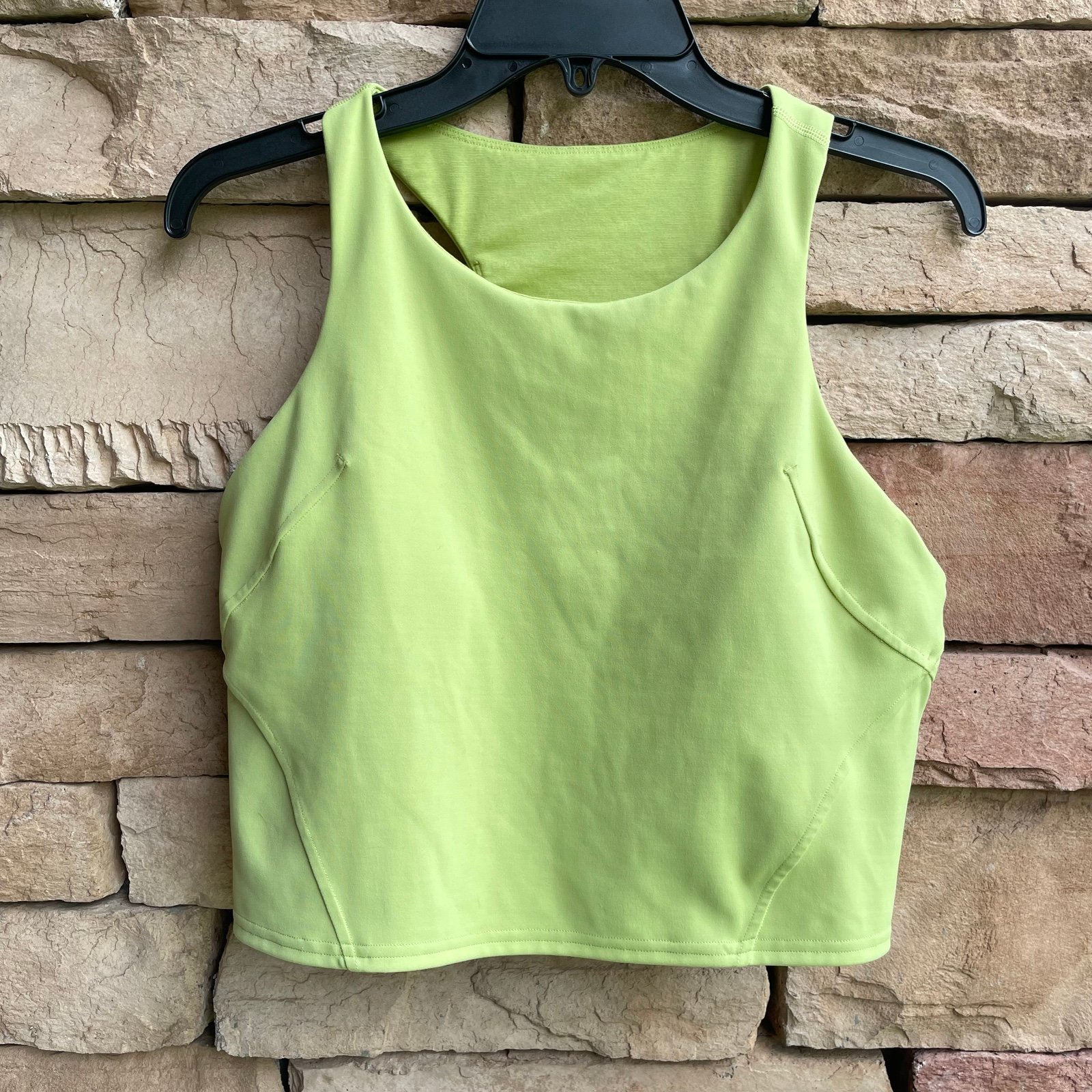 Wholesale price Lululemon yellow lime cropped Align tank top EUC 12 lSURP5J9X on sale