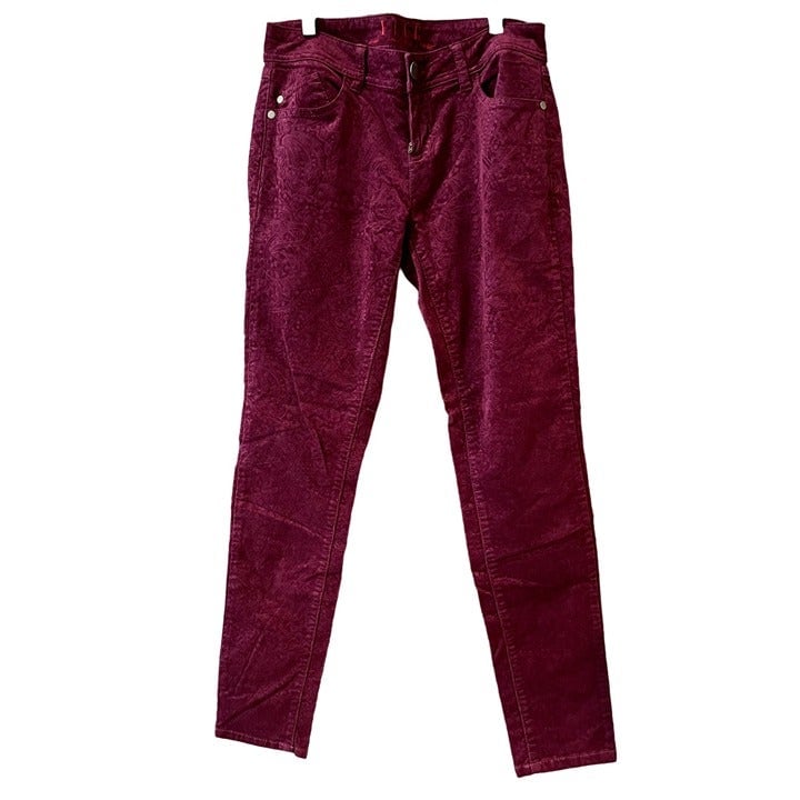 Discounted Elle Fuchsia Burgundy Pants Size 4R Womans M