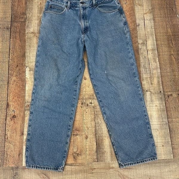 Personality L.L. Bean Relaxed Fit Flannel Lined Jeans I