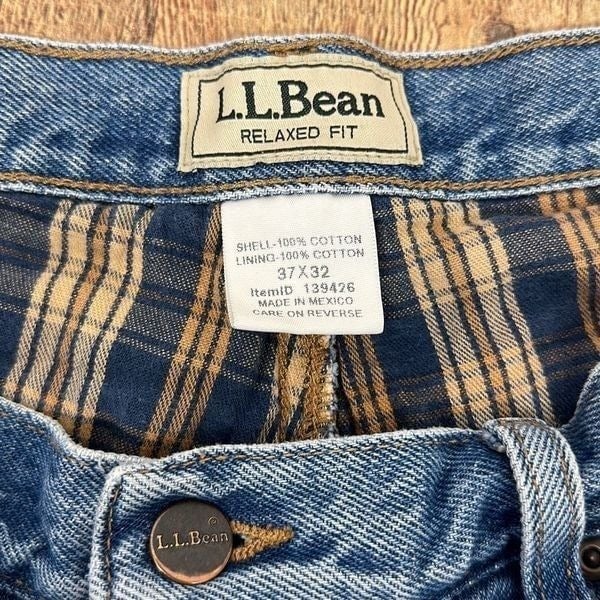Personality L.L. Bean Relaxed Fit Flannel Lined Jeans IvoLpNfpI hot sale