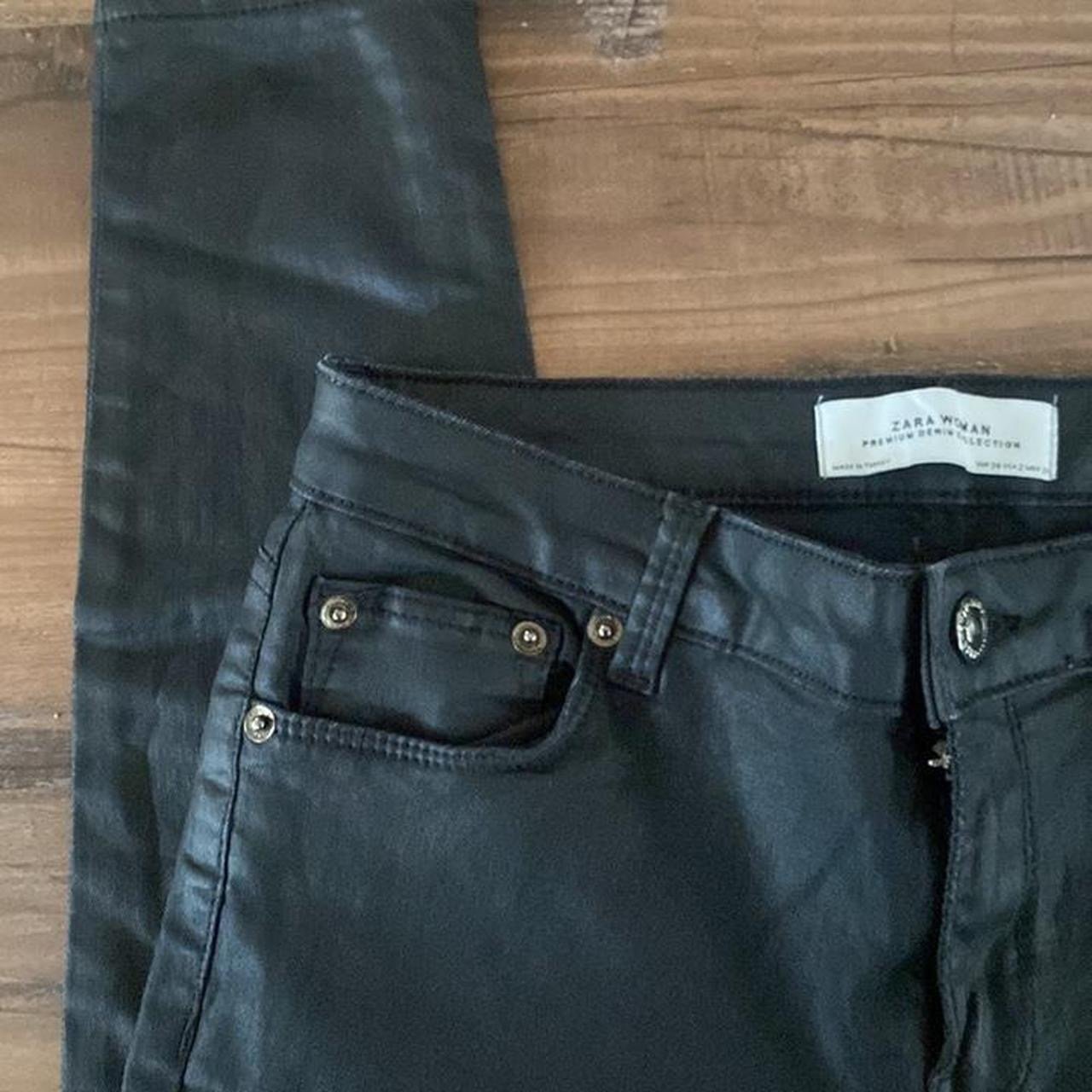 Personality ZARA leather pants MlAYJFodt Low Price