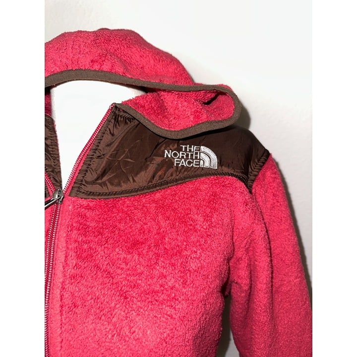where to buy  The North Face Oso High Loft Pink Red Brown Full Zip Hooded Fleece Jacket Size M fgpdmMC5v Novel 