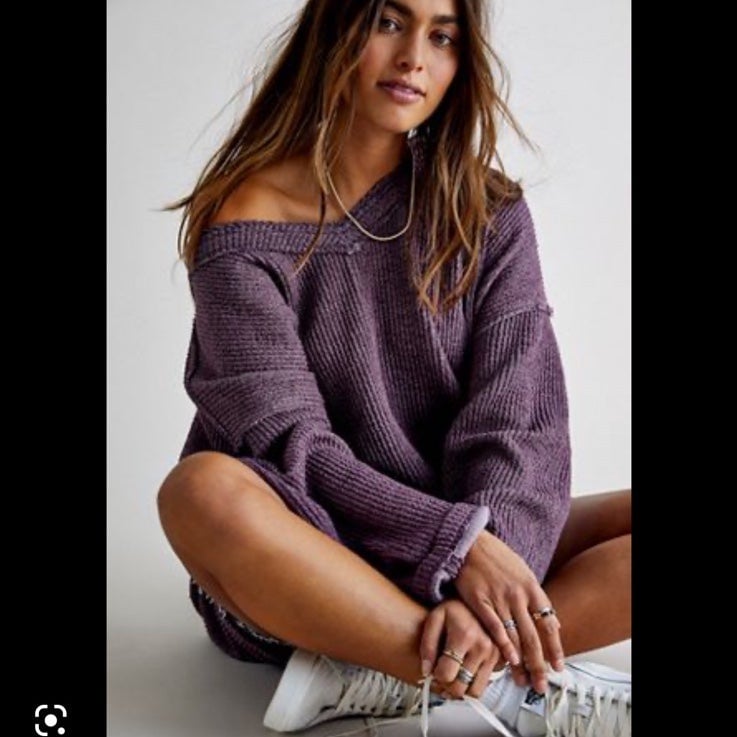 Discounted Free People Easy V Sweatshirt jC6O7D3KS just for you