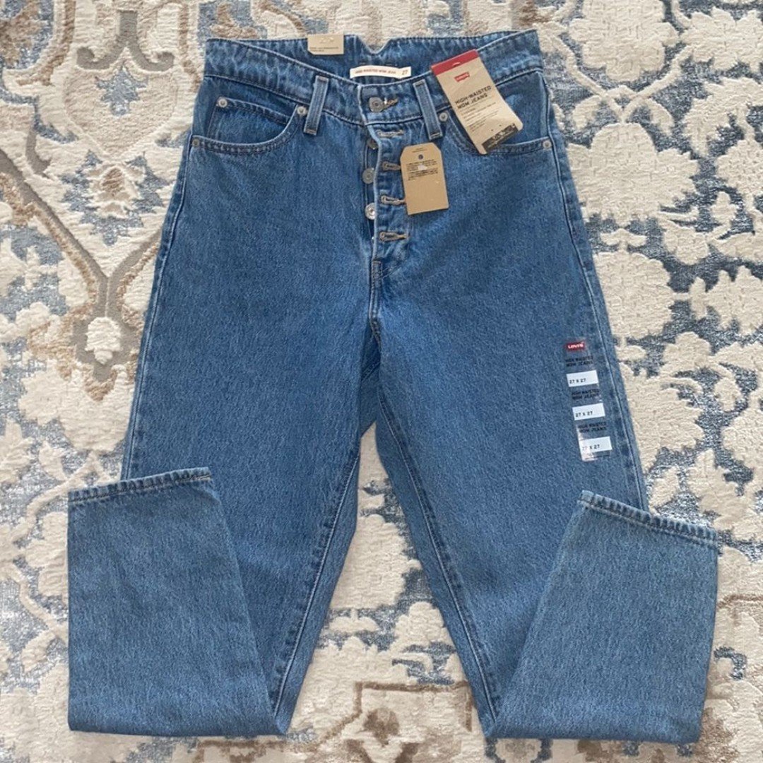 Cheap Levi’s High Waisted Mom Jeans 27x27 NWT HrshKGi3s on sale