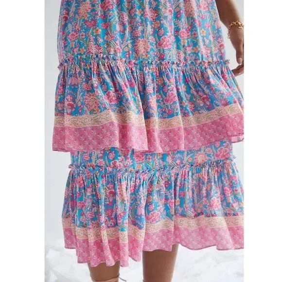 save up to 70% Anthropologie Plenty by Tracy Reese Tiered Midi Skirt SIze XSP htboeMN0m Discount