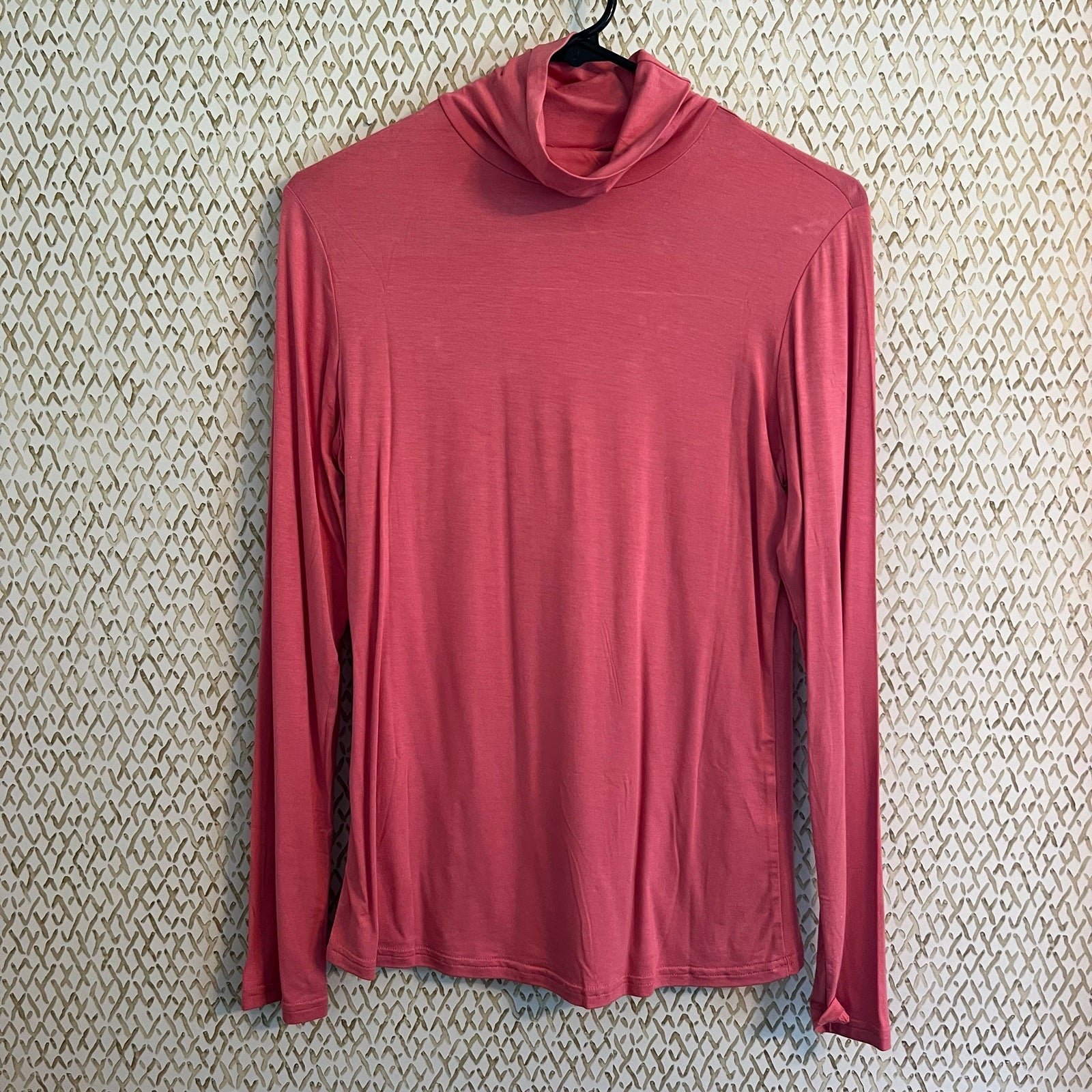 High quality Pink Turtle Neck Long Sleeve MA7HNEtTQ Hig