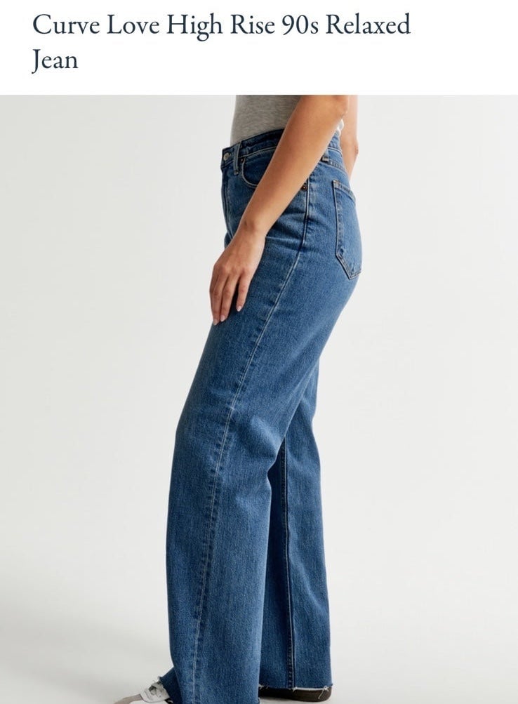 Factory Direct  Abercrombie and Fitch 90s relaxed jeans