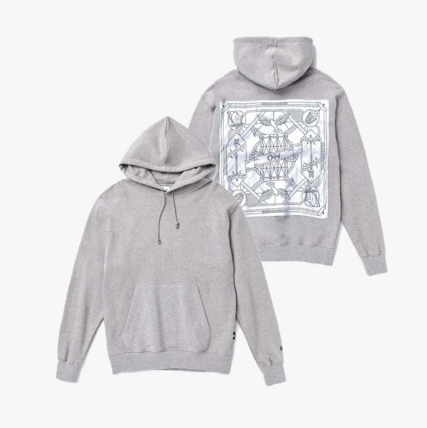 Great BTS ON Hoodie - Grey - M MART7RzKG all for you