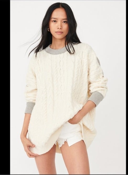 Classic Free People Olympia Tunic Sweater NWT (S) NQVx7