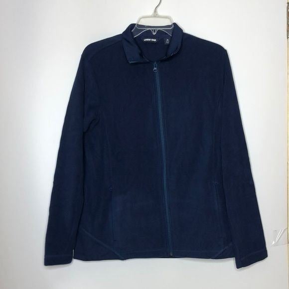 big discount NWT Lands End Womens Fleece Lightweight Jacket Blue M Medium New with tags OvZ4tsSaQ Store Online